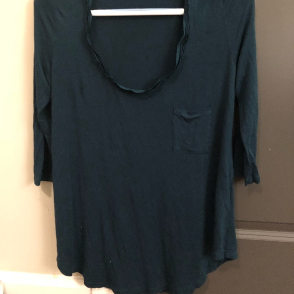 Dark green top